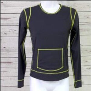 Athleta Gray Sumer shade rashguard shirt (L)